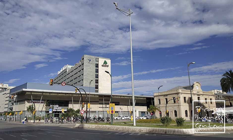 Barcelo Malaga Hotel, AVE treinstation, Eurostars Malaga Hotel, Las Americas Hotel, La Hispanidad Herberg, Acapulco Herberg